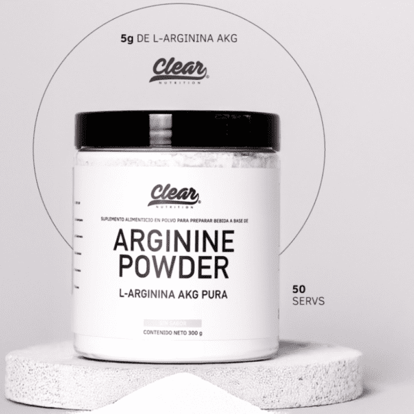 Clear Nutrition | Arginine Powder 50 serv (250 gr) - Imagen 2
