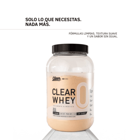 Clear Nutrition | Clear Whey (2 lb) Sin sabor - Imagen 3
