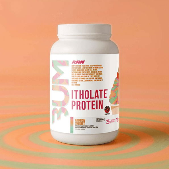 RAW CBUM ISO 780g (1.72 lbs) Proteína aislada de suero de leche | Sabor Rainbow Sheer Bet - Imagen 5
