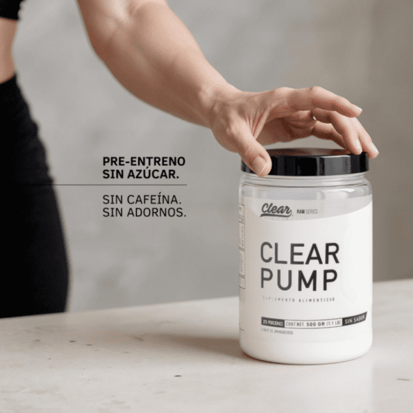 Clear Nutrition | Clear PUMP (500 gr) Sin Sabor y Sin Estimulantes - Imagen 4