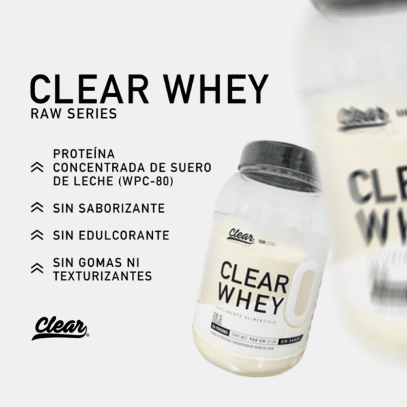 Clear Nutrition | Clear Whey (2 lb) Sin sabor - Imagen 6