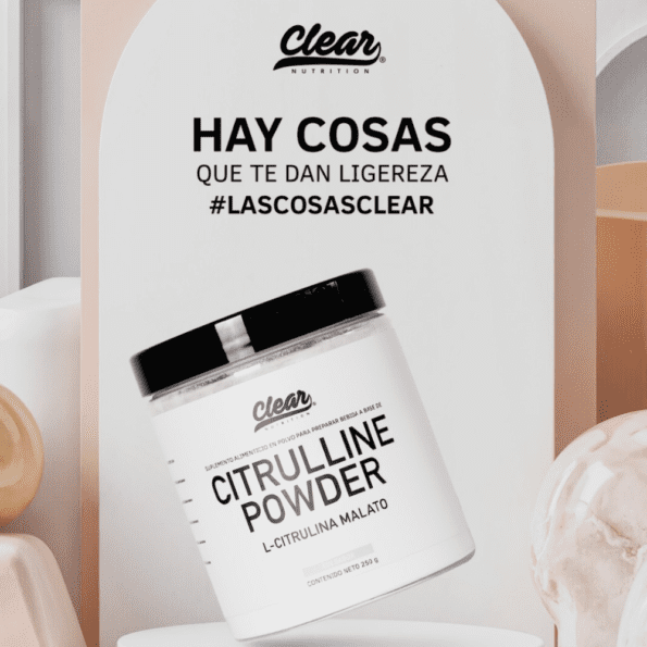 Clear Nutrition | Citrulline Powder 50 serv (250 gr) - Imagen 9