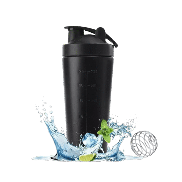 Shaker Metalico (Acero Inoxidable) 25 oz | Color: Negro