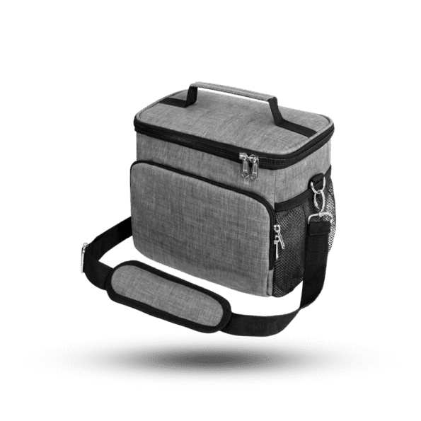 Bolsa de almuerzo aislada | Gran capacidad 12L | Caja de almuerzo | Bolsa de refrigerador a prueba de fugas | Bolsa de almuerzo congelable con correas ajustables