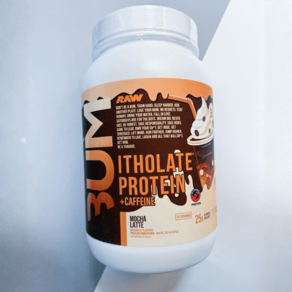RAW CBUM ISO 780g (1.72 lbs) Proteína aislada de suero de leche | Sabor Mocha Latte - Imagen 6