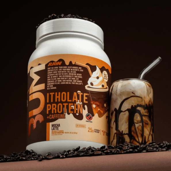 RAW CBUM ISO 780g (1.72 lbs) Proteína aislada de suero de leche | Sabor Mocha Latte - Imagen 7