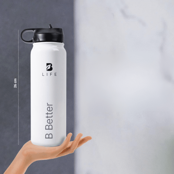 Blife | Botella Térmica 32oz WHITE - Imagen 6
