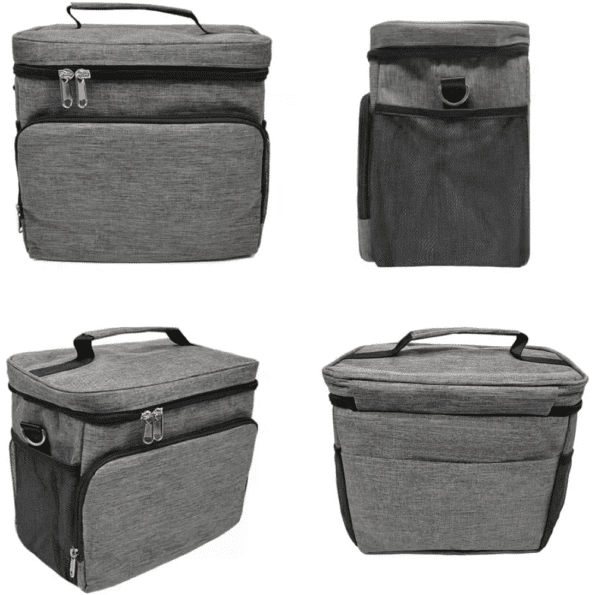 Bolsa de almuerzo aislada | Gran capacidad 12L | Caja de almuerzo | Bolsa de refrigerador a prueba de fugas | Bolsa de almuerzo congelable con correas ajustables - Imagen 7