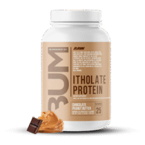 RAW CBUM ISO 780g (1.72 lbs) Proteína aislada de suero de leche | Sabor Chocolate Peanut Butter