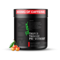 Raw CBUM Thuper Thavage Pwo | Sabor White Cherry | 20 serv