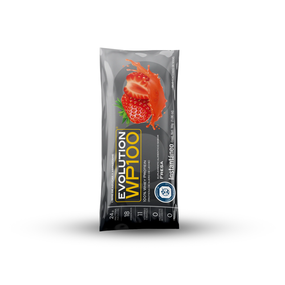 Muestra de proteína WP 100 EVOLUTION (30 g) | Variedad de Sabores