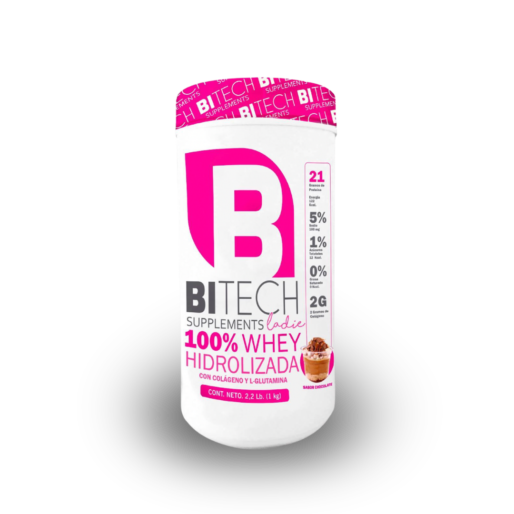 Bitech Ladies | Proteína 100% Whey Hidrolizada (2.2 lb) 1 Kg