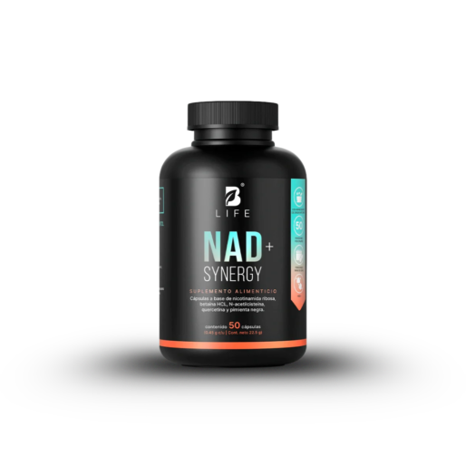 Blife | NAD+ Synergy Fórmula Avanzada | Con Betaína Pimienta Negra | 50 Cápsulas