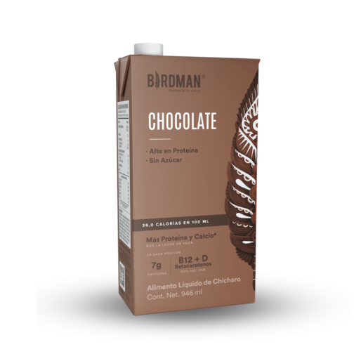 BIRDMAN | Bebida Vegetal de Chícharo Sabor Chocolate 946 ml